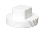 National Brand Alternative 311036 Dwv Pvc Cleanout Plug 6 In. Pack of 3