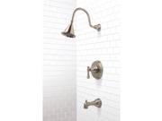 Premier 120068 Torino Single Handle Tub and Shower Faucet in Brushed Nickel