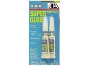 Duro Super Glue 2 Pack HENKEL CONSUMER ADHESIVES Super Glue 1347649 079340813663
