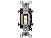 Switch 4 Way 20A Ivory LEVITON MFG Receptacles and Switches CS420 2I