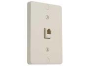 Telephone Surface Mount Wall Plate Ivory Leviton Mfg Telephone Accessories