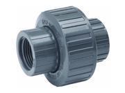 PVC Sch 80 Threaded Union 1 1 2 Mueller B and K Pvc Compression Fittings