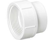 National Brand Alternative 93704 Dwv Pvc Cleanout Adapter 4 In.