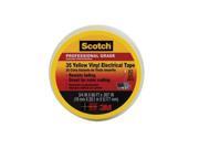 3M Scotch 35 Vinyl Electrical Color Coding Tape 3 4 x 66ft Yellow