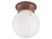 Boston Harbor F30153375 Ceiling Light Fixture with Pull Chain Sienna