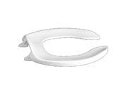 Centoco 300CC 001 White Commerical Plastic Toilet Seat with zinc plated check hinge