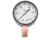 PRESSURE GAUGE 100PSI LF SIMMONS MFG CO Pressure Gauges 1307 008391031726