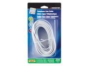 Modular Telephone Cable Modular 4 Conductor 25 White Carded Monster Cable Cords