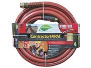 Farm and Contractor Garden Hose w Brass Couplings 3 4 ID 50 L Colorite