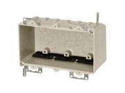 Allied Moulded Products 9313 EWK Old Work Fiberglass Switch Box Three Gang Old