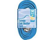 SJTW Cold Flex Extension Cord 14 3 50 15A C Cable Extension Cords 2628 Blue
