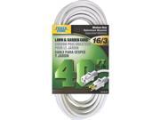 SJTW Extension Cord 16 3 40 13A POWER ZONE Extension Cords OR883628 White