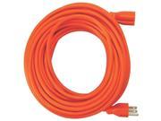 Coleman Cable 518 10 Gauge 3 Conductor SJTW Outdoor Extension Cord Orange