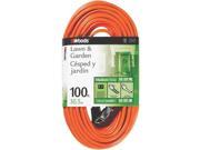 Coleman Cable 724 16 2X100 Foot Sjtw Orange Extension Cord Outdoor 2 Conductor R