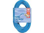 SJTW Cold Flex Extension Cord 12 3 50 15A C Cable Extension Cords 2438 Blue