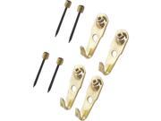 Pushpin Picture Hanger 10 Lb MINTCRAFT Picture Hangers PH 122266 Brass Plated