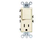 Combo Receptacle Switch 15Ai Leviton Outlet Adapters 3172053 078477409633