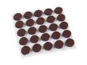 3 8 Brown Round Felt Pads 75 Pads SHEPHERD HARDWARE Protective Pads 239283