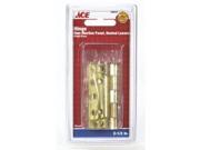 2 1 2 Bright Brass Non Mortise Hinge ACE Misc Cabinet Hardware 01 3560 120