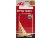 Square Bend Screw Hook .105 Wire Dia Ace Hook and Eye 5029350 082901135135