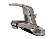 Single Handle Non Metallic Bathroom Faucet With Pop Up Chrome Hardware House