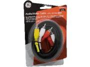 Tv Cable Audio Video Cable 6 Black GE TV Wire and Cable 73216 030878732161