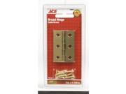 2Pk 2 x 1 3 8 Brass Decroative Broad Hinge ACE Specialty Hinges 01 3645 337