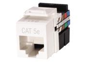 Cat 5E 8 Wire Quickport Adaptor Jack White Leviton Wall Plates 5G108 W