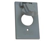 1 Gang Vertical Round Switch Cover Grey Sigma Electric 14224 031857142247