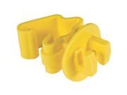 25 Bag T Post Insulator For Use With Fiberglass T Posts Yellow ZAREBA Yellow