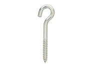 8 Mm X 49 Mm White Screw Hook With Anchor 2 Count Crown Bolt Hook and Eye 79142