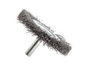 2 1 2 Coarse Crimped Wire w 1 4 Shank Wheel Brush Forney 60015 032277600140