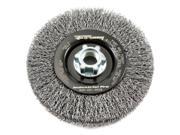 4 1 2 By .012 Wire Wheel Brush Industrial Pro Crimped Forney 72837