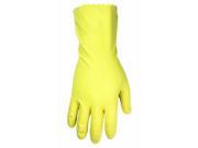 2300S Yellow Household Latex Cleaning Gloves Small Custom Leathercraft Gloves