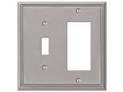Brushed Nickel 1 Toggle Wall Plate Carded American Tack 77TRBN 070686573785