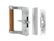 Grey Finish Sliding Door Handle Set Prime Line Products Doorknobs C 1023
