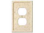 1 Duplex Outlet Ivory Stone American Tack Standard Receptacle Plates 8351DIV
