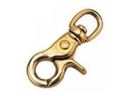 Bronze Trigger Snap with Round Eye Swivel 1 2 x2 7 16 Master Link Snaps 51694