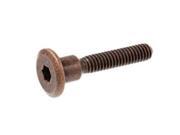 1 4 20 X 23 MM Coarse Antique Brass Steel Hex Drive Connecting Bolts 4Pk 53964