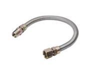 GAS CONNECT S 3/8 1/2M/F 36 B & K INDUSTRIES Flexible Stainless G038SS101136RP GAS CONNECT S 3/8 1/2M/F 36 B & K INDUSTRIES Flexible Stainless G038SS101136RP