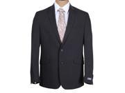 Kenneth Cole Men s Charcoal Gray Tonal Stripe Slim Fit Suit