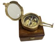3 Brunton Style Compass w Box Navigational Instrument