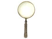 12 Magnifying Glass Silver Color Metal Handle