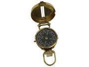 Brass Lensatic Hiking Compass Military Style