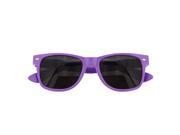 Medium Size Neon Wayfarer Sunglasses Fashion Shades Sunnies Trendy Retro Purple