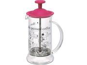Hario French Press Coffee Maker Cafe Glass Press Slim Cherry Red CPS 2PC