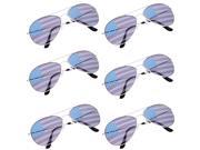USA American Flag Aviator Sunglasses Patriot Shades States Independence 6 Pack
