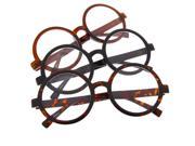 Vintage Inspired Large Circle Clear Lens Sunglasses Retro Fashion Geek 3 Pack