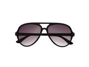 Classic Original Aviator Sunglasses Tear Drop Plastic Frame Gloss Black Gradient