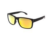Men s Mirrored Sport Active Lifestyle Modern Sunglasses Keyhole Shades Gold